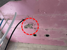 결로방지단열재의 파손하자