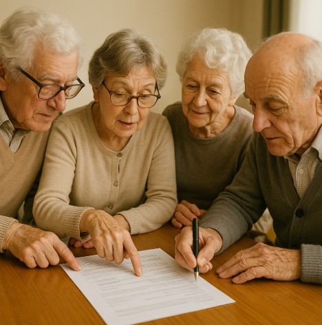 삶을 변화시키는 효과의 축적의 활동적인 사회의 범위 축소와 죽음의 인식, 삶의 전환에 대한 반응의 인생을 되돌아보고 인생에 대해 이야기하기와 자기 성찰