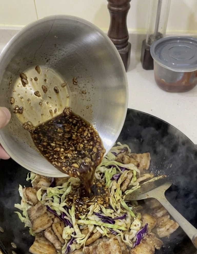 삼겹살 간장덮밥 레시피