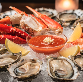 크롬 많은 해산물들