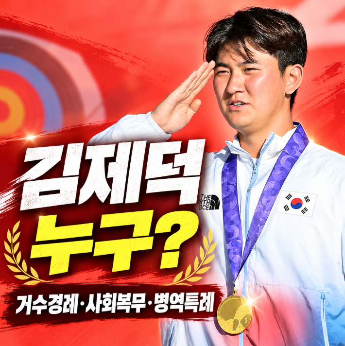 양궁 김제덕 거수경례 왜 했나? 아시안게임 금메달&middot;군대&middot;병역특례 정리