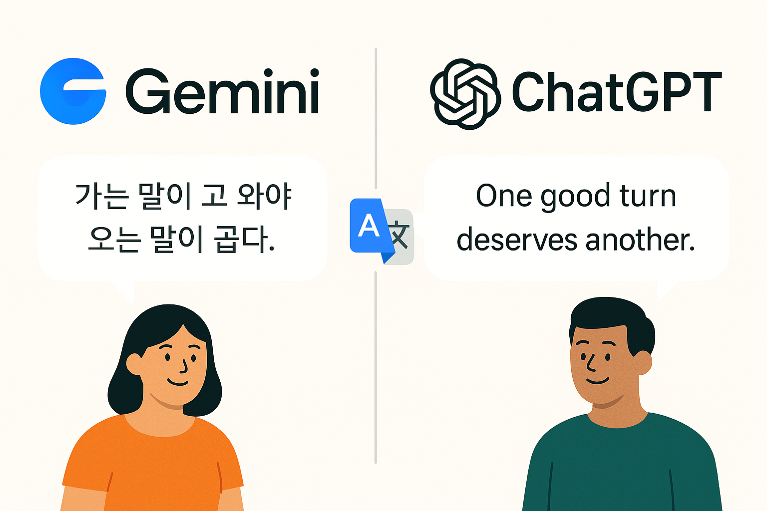 Google Translate 기반 언어 모델을 내장하여 더 많은 언어에 대해 자연스러운 응답을 제공