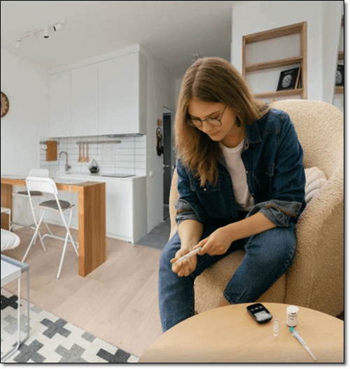 여성 당뇨병 환자