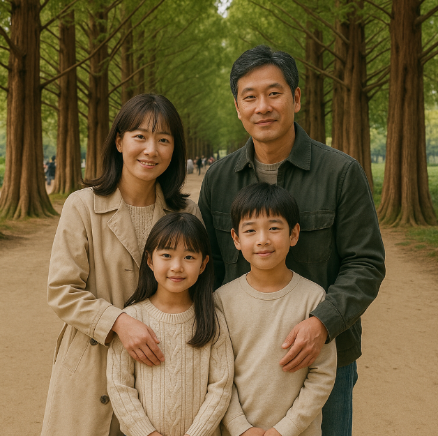 담양 메타세쿼이아길 가족여행 사진