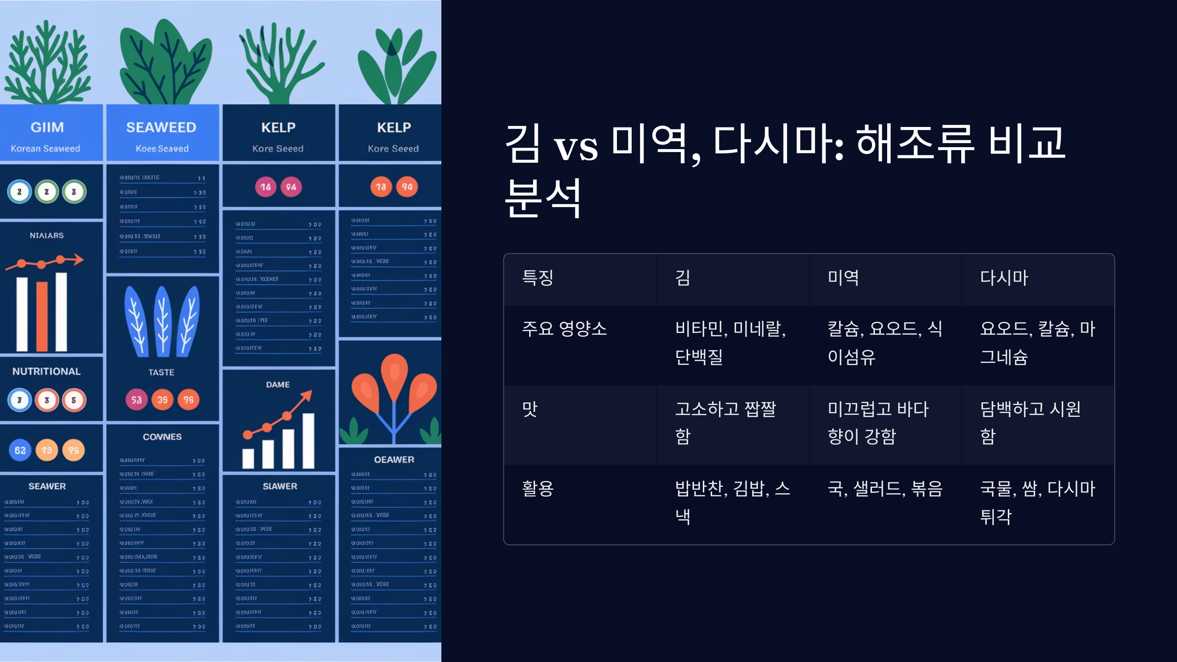 김 효능과 건강에 좋은 이유