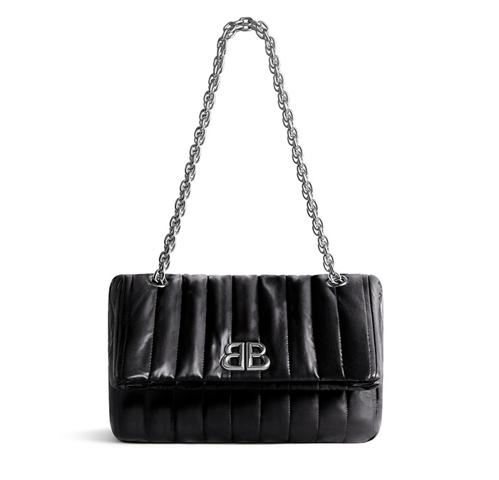 여성-모나코-스몰-퀼티드-체인백-블랙