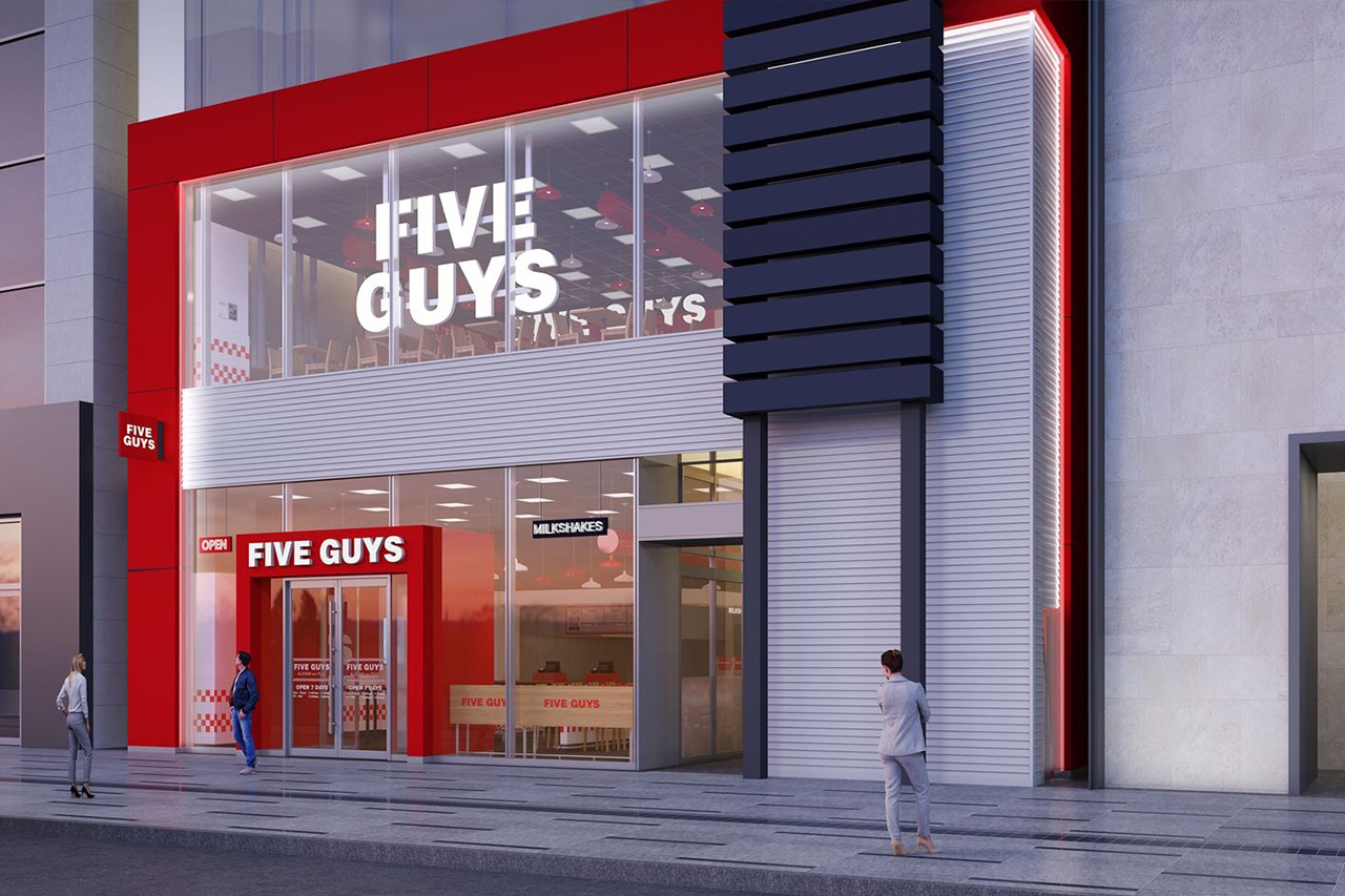 파이브가이즈 1호점 조감도