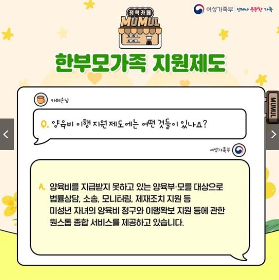 한부모가족 지원