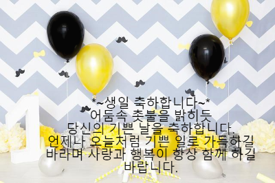 생일축하 메세지 문자 카톡 모음13