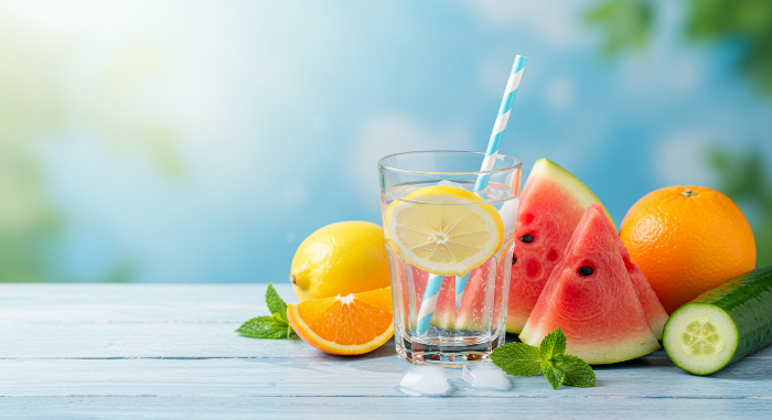 건강한 물 마시기