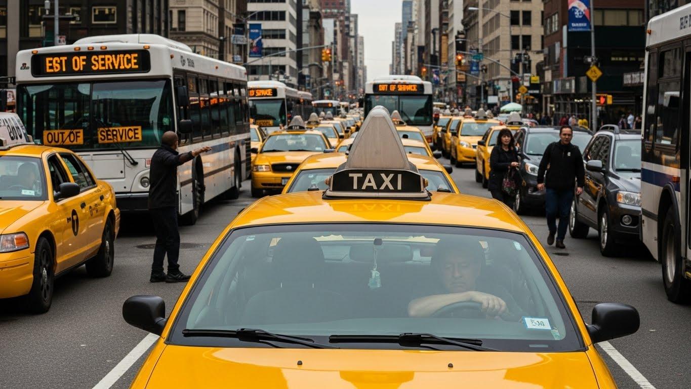 시내버스 파업 택시대란