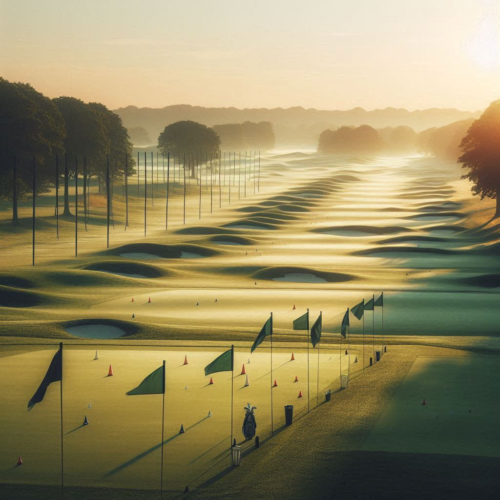 실외골프연습장 배경