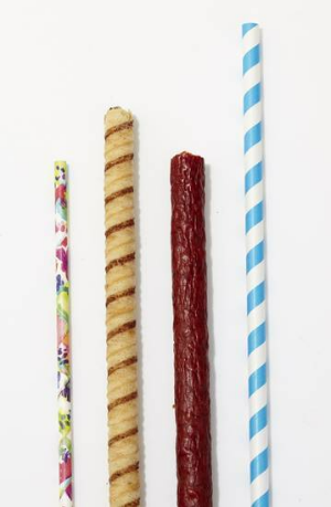 다양한 재료의 빨대