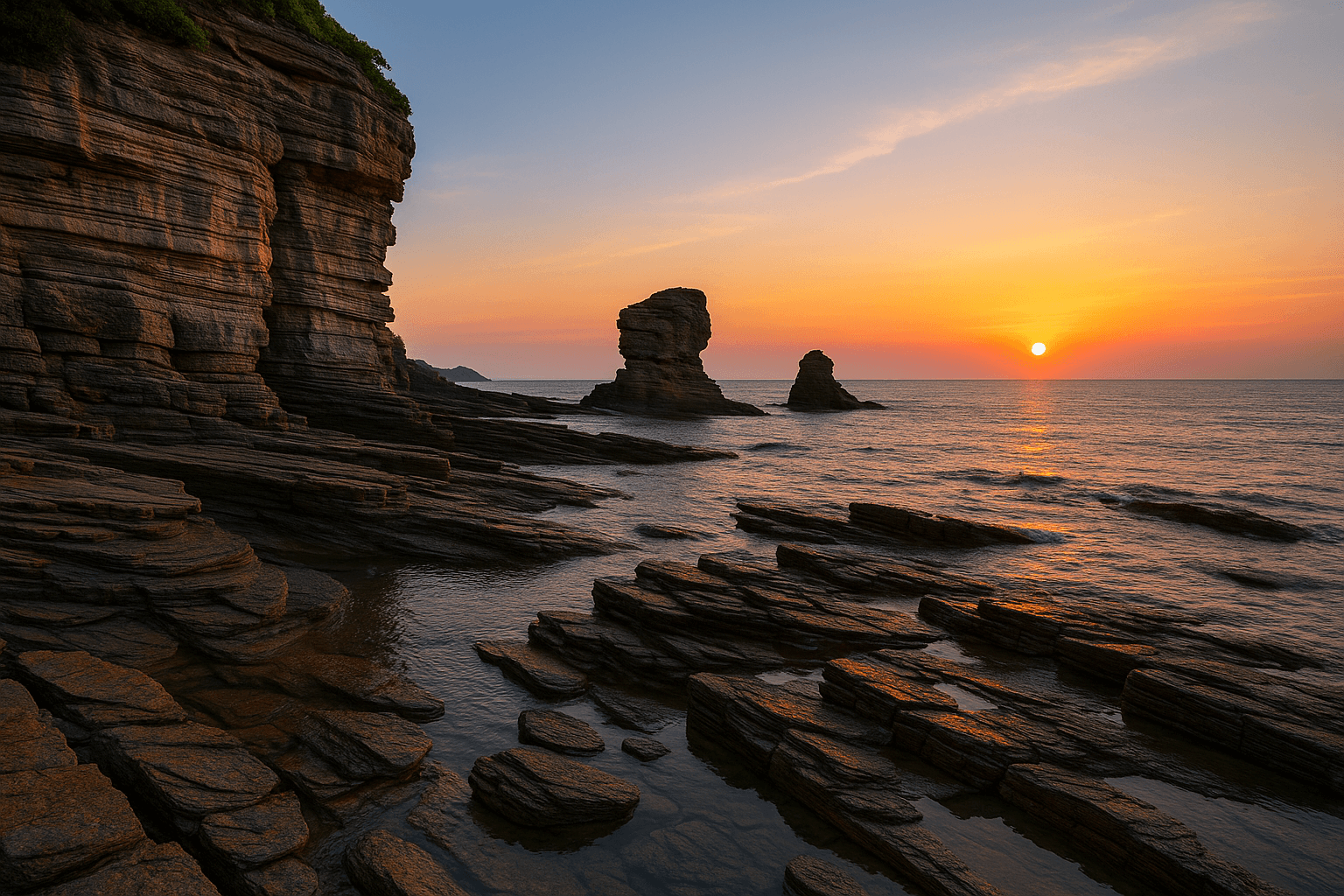 부안 채석강 여행에서 만나는 해안 절벽과 서해의 장엄한 풍경