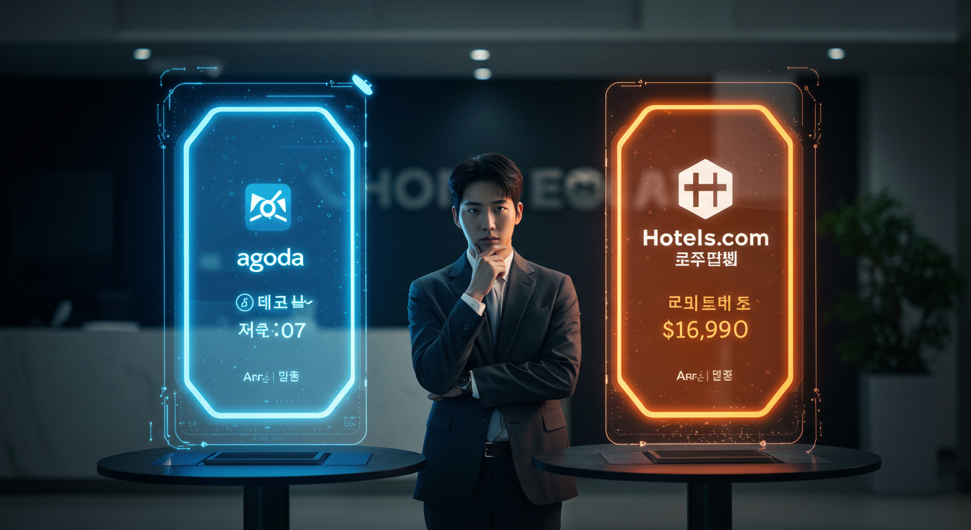 아고다 vs 호텔스닷컴 어디가 정말 저렴할까? 실제 예약해본 충격 결과
