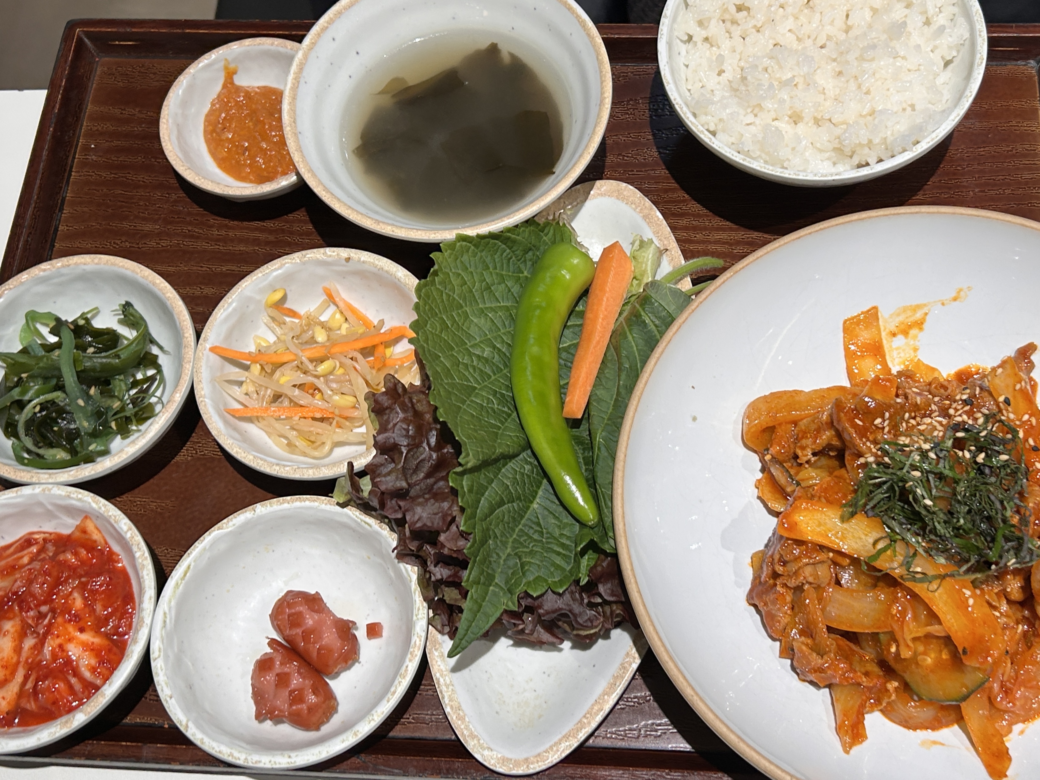 직화-제육-쌈밥