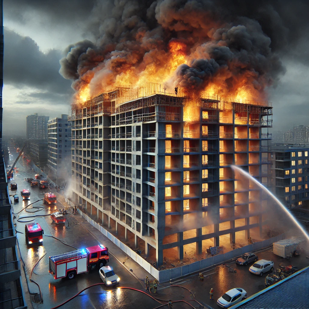 부산 반야트리 공사장 화재 및 대책