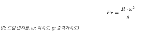 프루드-번호-Fr-계산-공식-드럼-반지름-각속도-중력가속도/ 로스트 프로 / Roast Pro