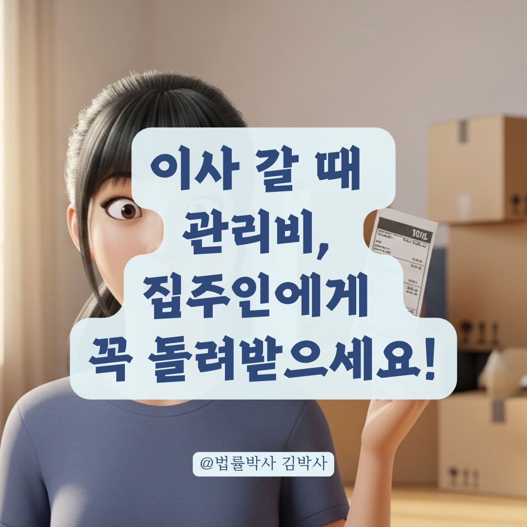 중복 납부한 관리비, 집주인에게 확실히 돌려받는 법!