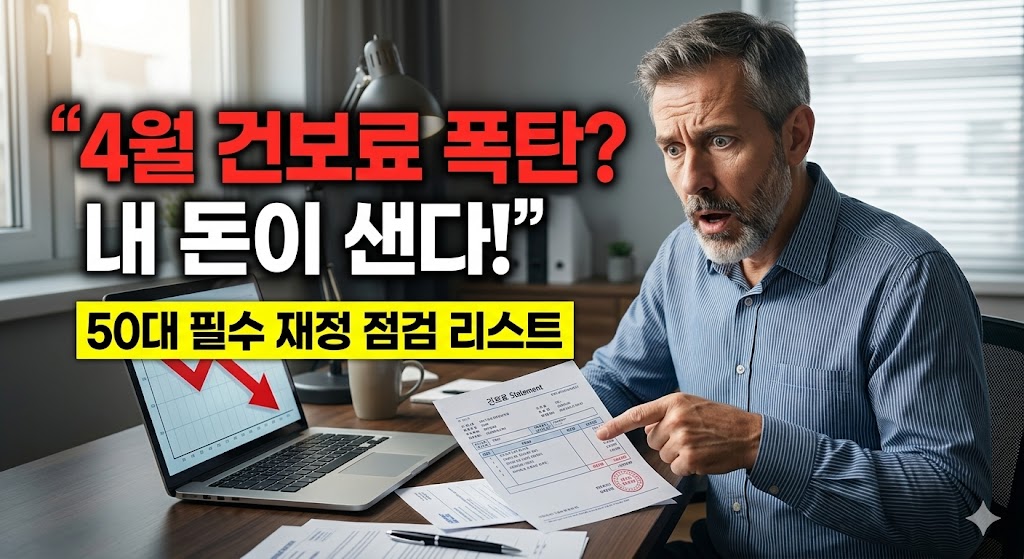 "4월부터 건보료 폭탄?" 50대가 지금 당장 '이 고지서' 확인해야 하는 이유