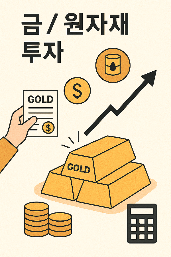 금/원자재 투자 관련 이미지