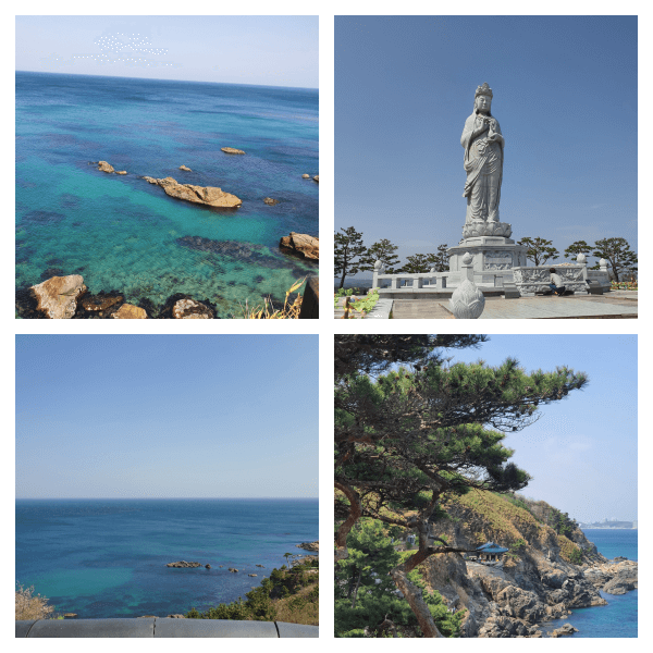 낙산사 앞 푸른바다