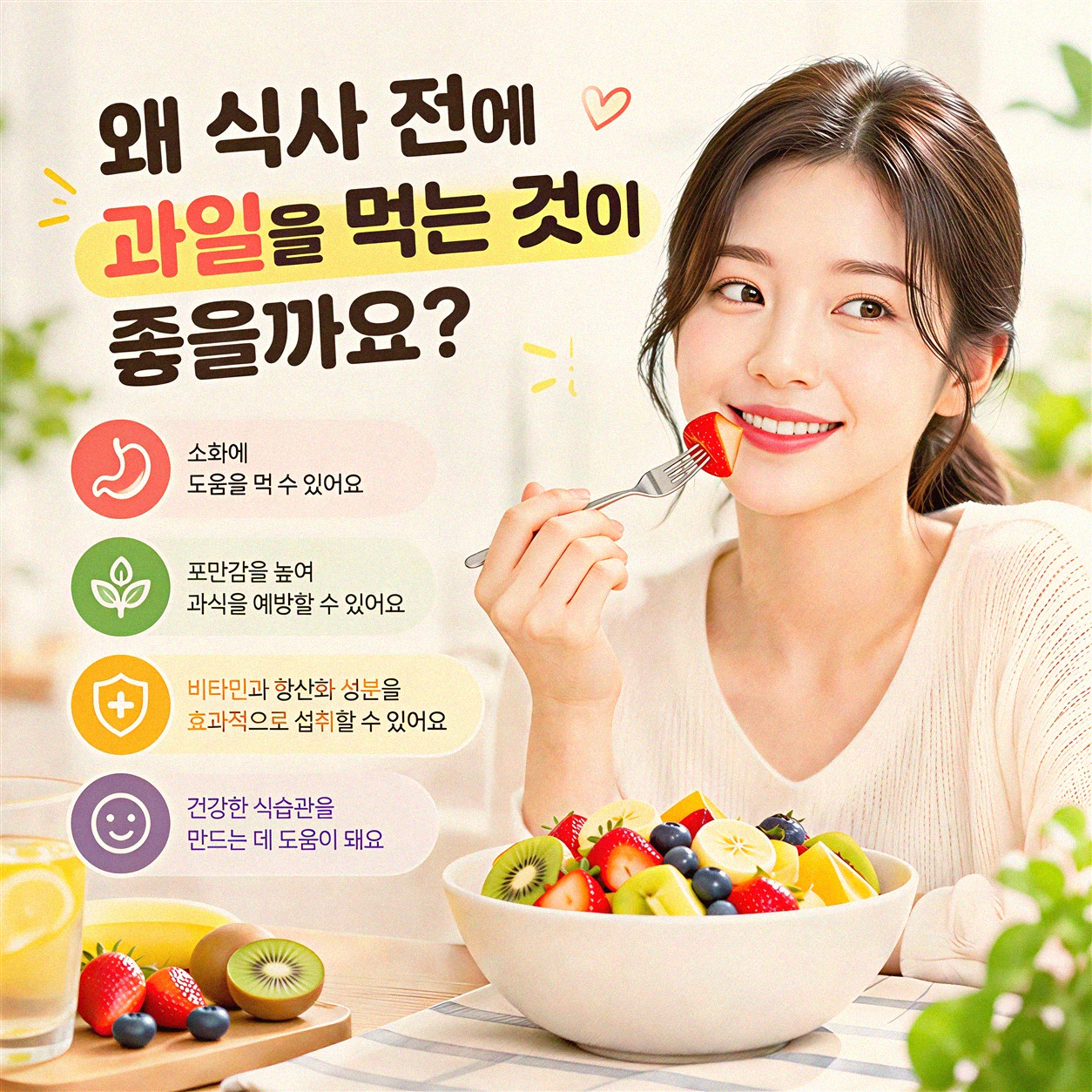 과일, 언제 먹는 게 가장 좋을까? 궁금증 해결