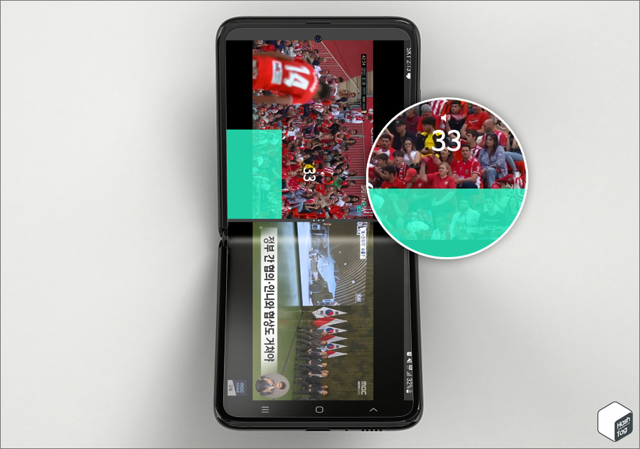 분할화면 영상 동시 재생 시 음량 조절 문제