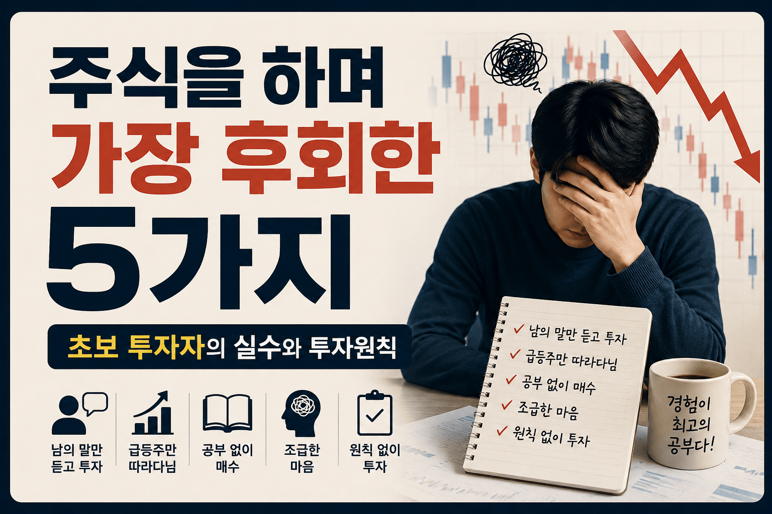 주식을 하며 가장 후회한 3가지