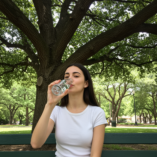 물 마시는 이미지