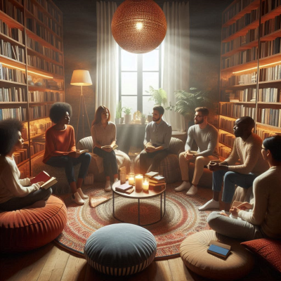 사람들이 함께 꿈을 공유하며 이야기하는 꿈의 탐구.