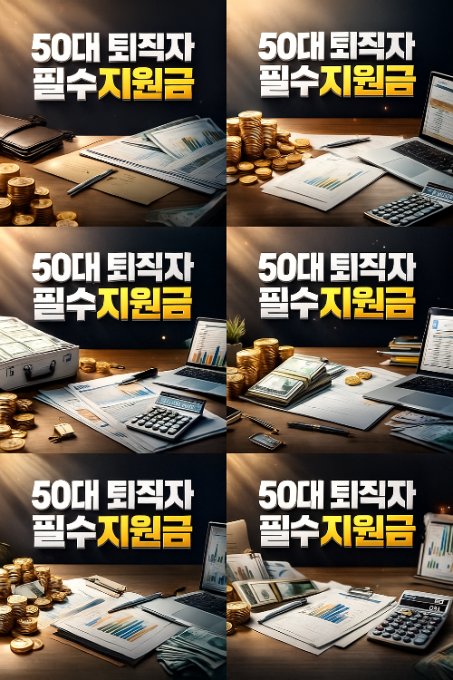 50대 퇴직자가 알아야 할 정부지원금