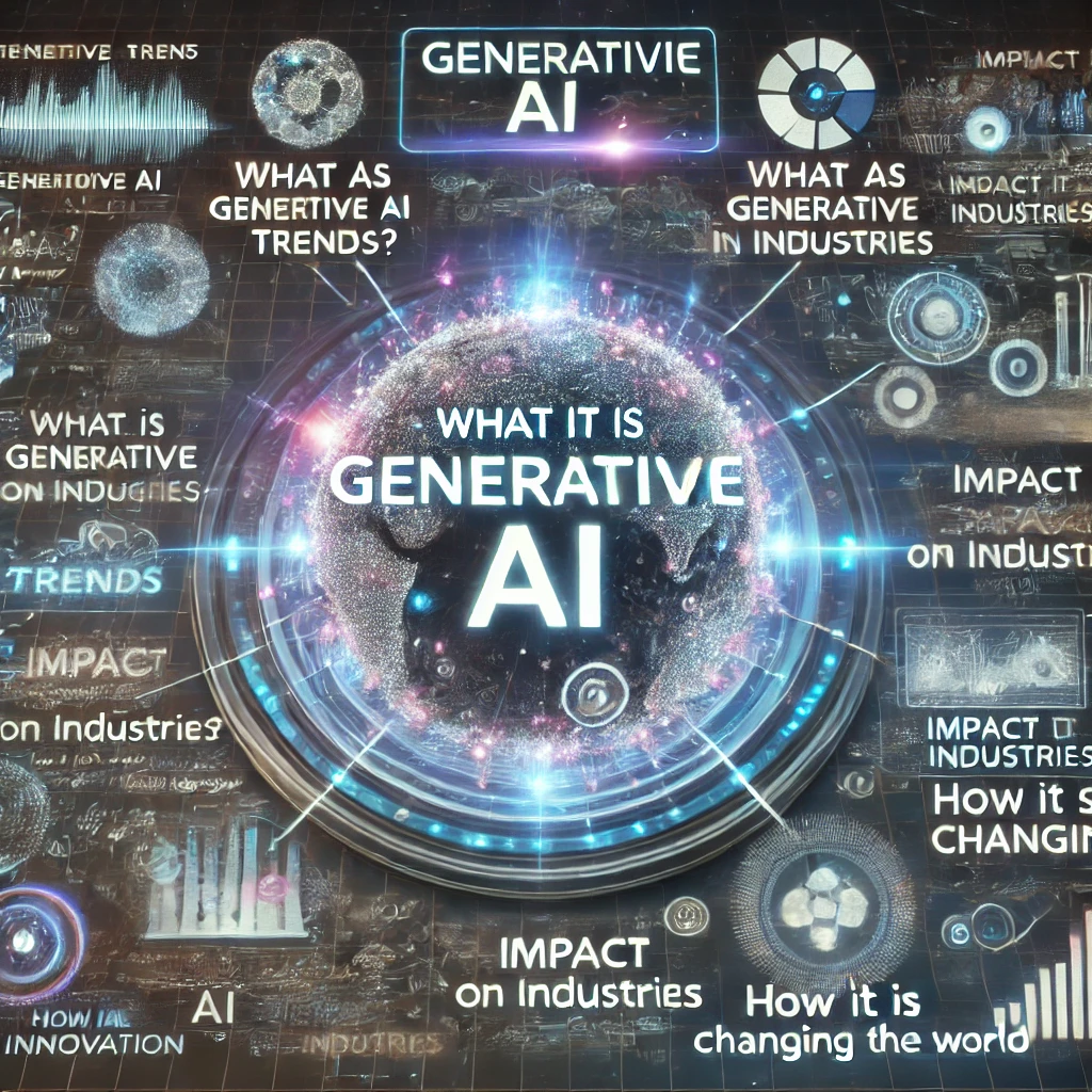 생성 AI(트렌드, 생성 AI란?, 영향, 변화)