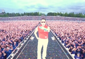 싸이 콘서트 사진