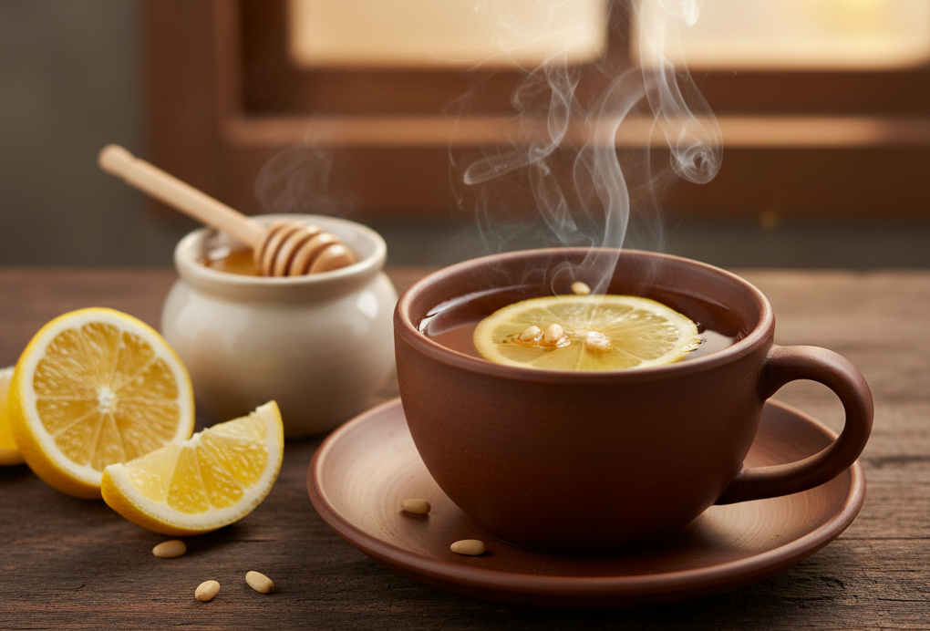 비타민C가 풍부한 레몬차