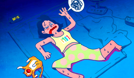 열대야로 잠못이르는 밤