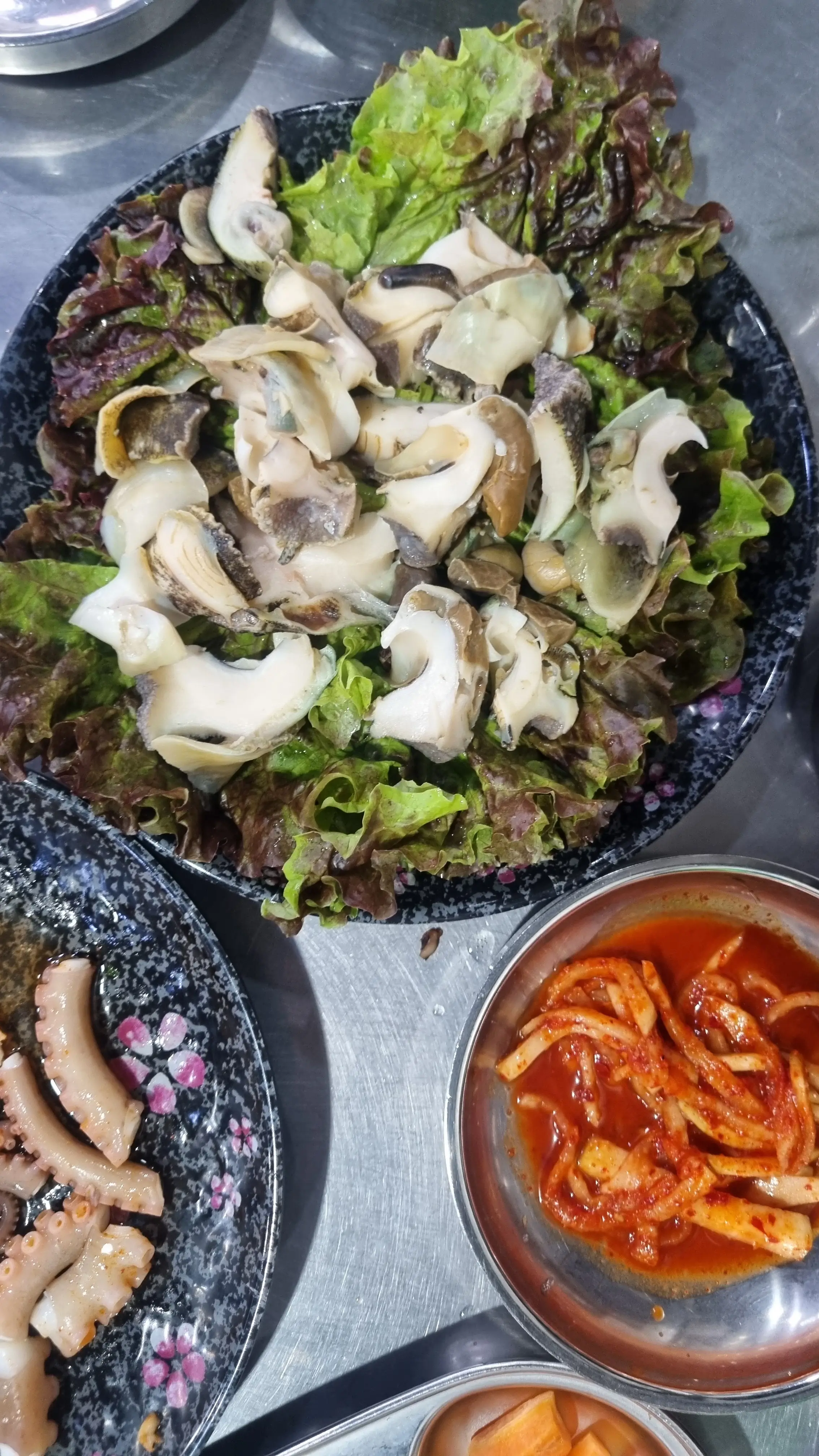 [군자 힘찬갯벌낙지] 산낙지전골과 참소라 제대로 즐긴 후기