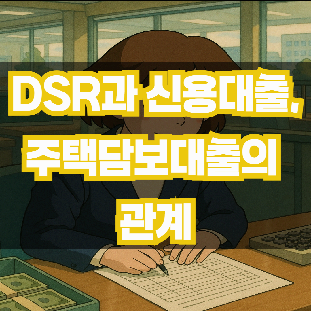 DSR과 신용대출, 주택담보대출의 관계