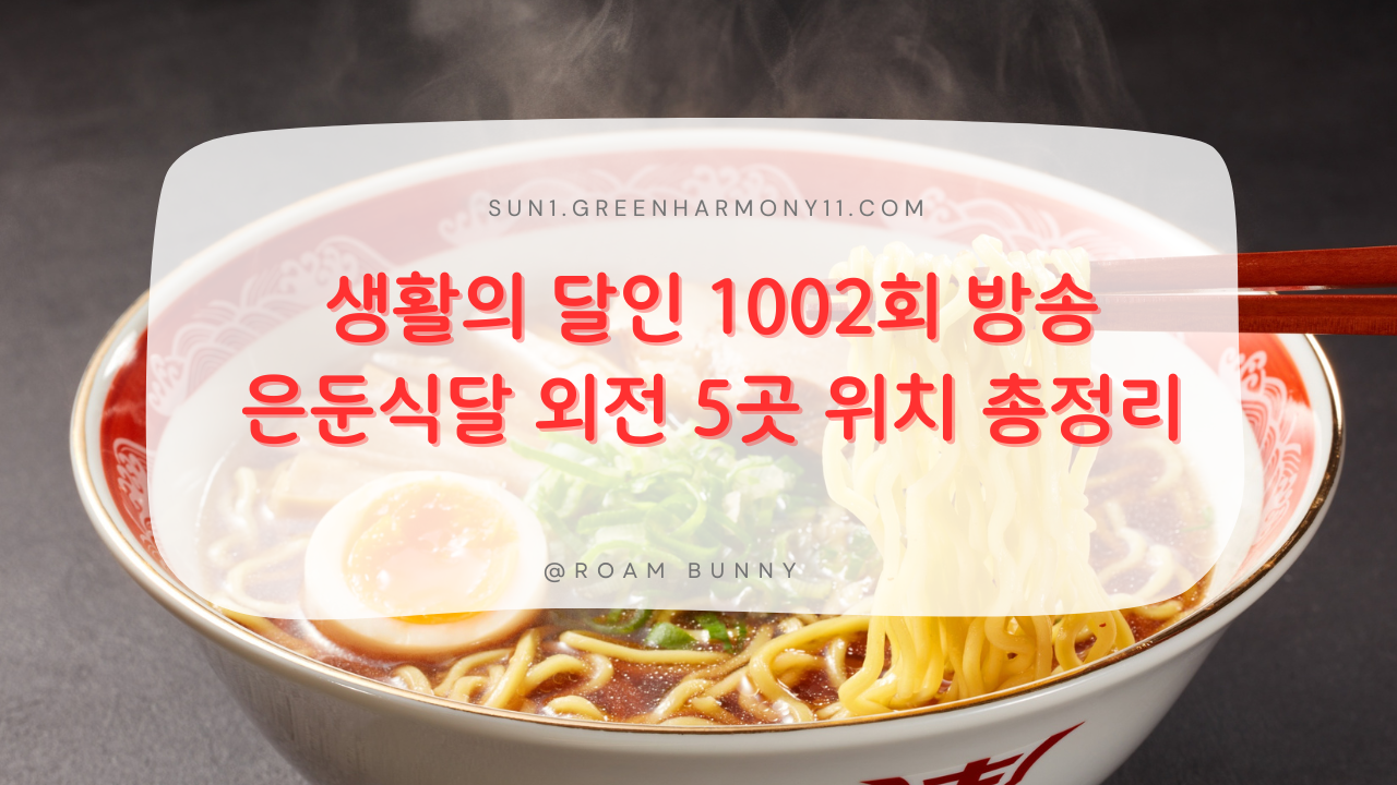 은둔식달 외전 5곳