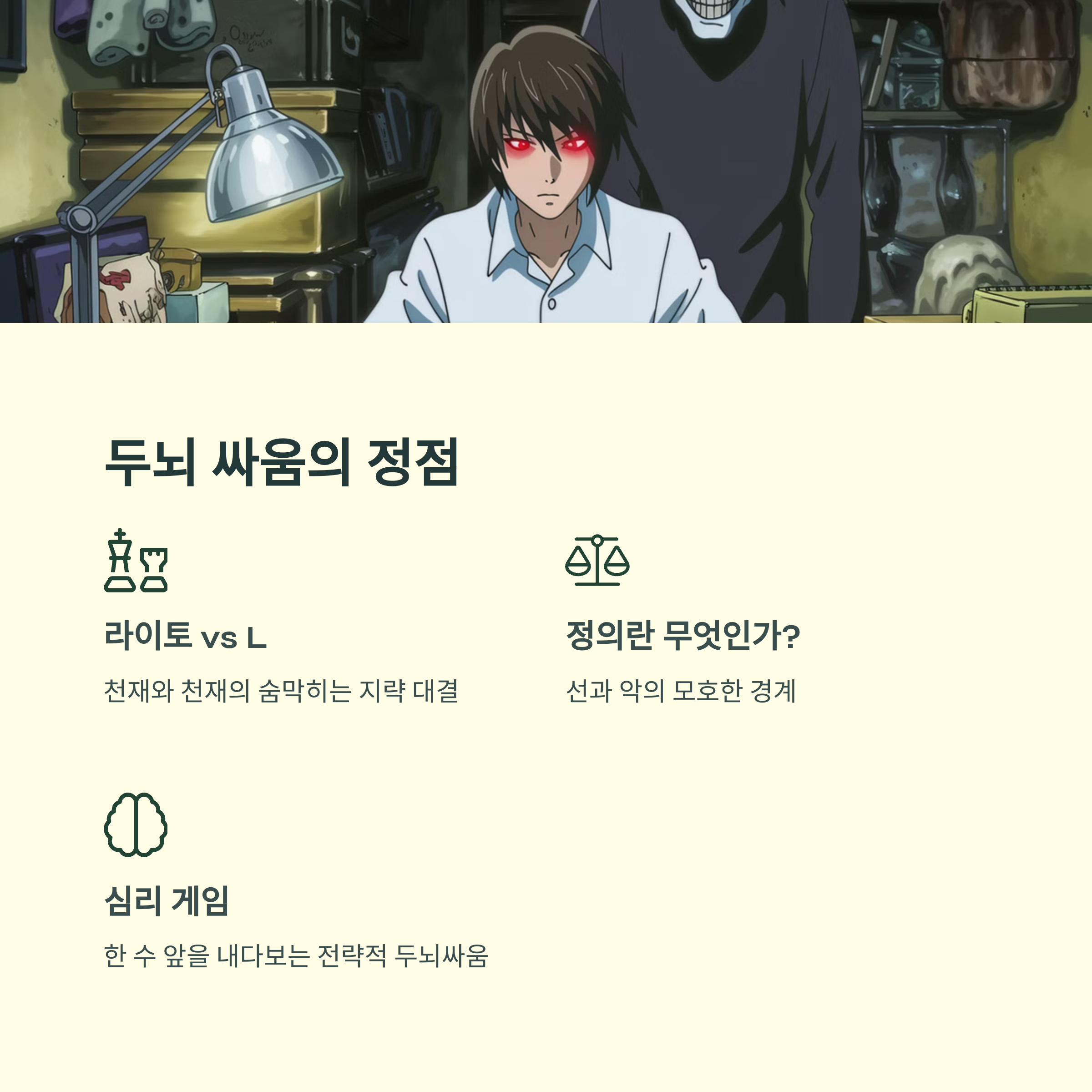 DEATH NOTE 데스노트(2006~2007) 심리전