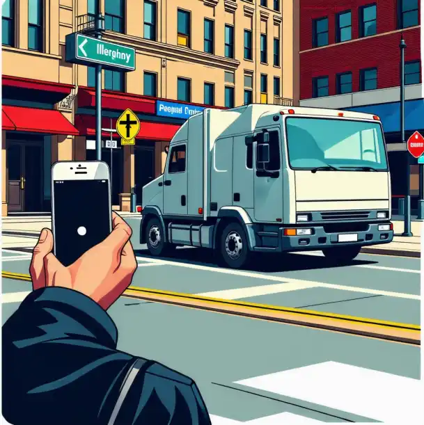 화물차 불법주차 신고 방법과 주의할 점