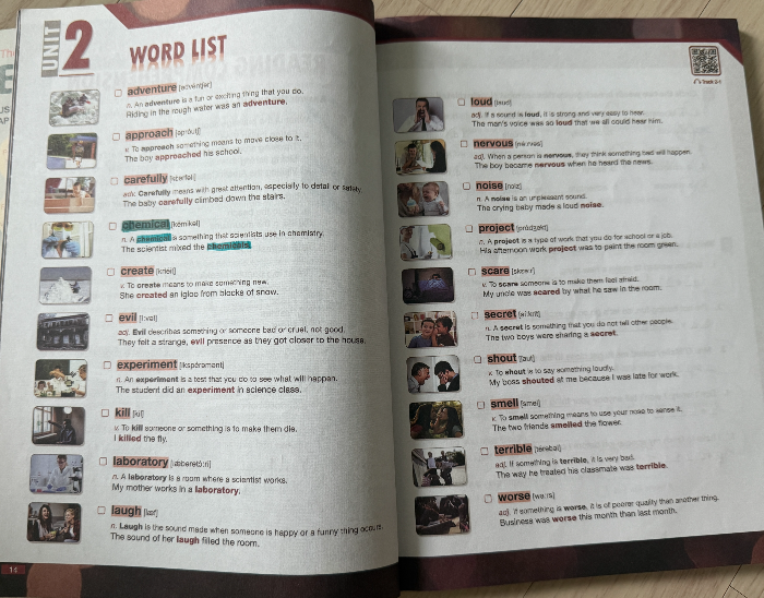 4000 Essential English Words 1권 Unit2 Word List