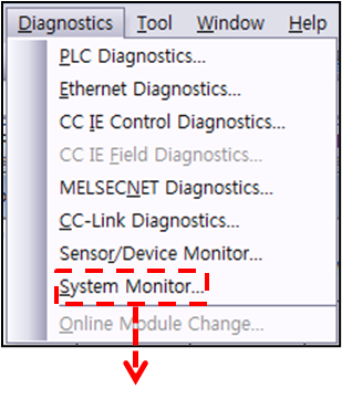 미쓰비시 PLC 실무 가이드: 시스템 모니터(System Monitor) 모듈 진단법