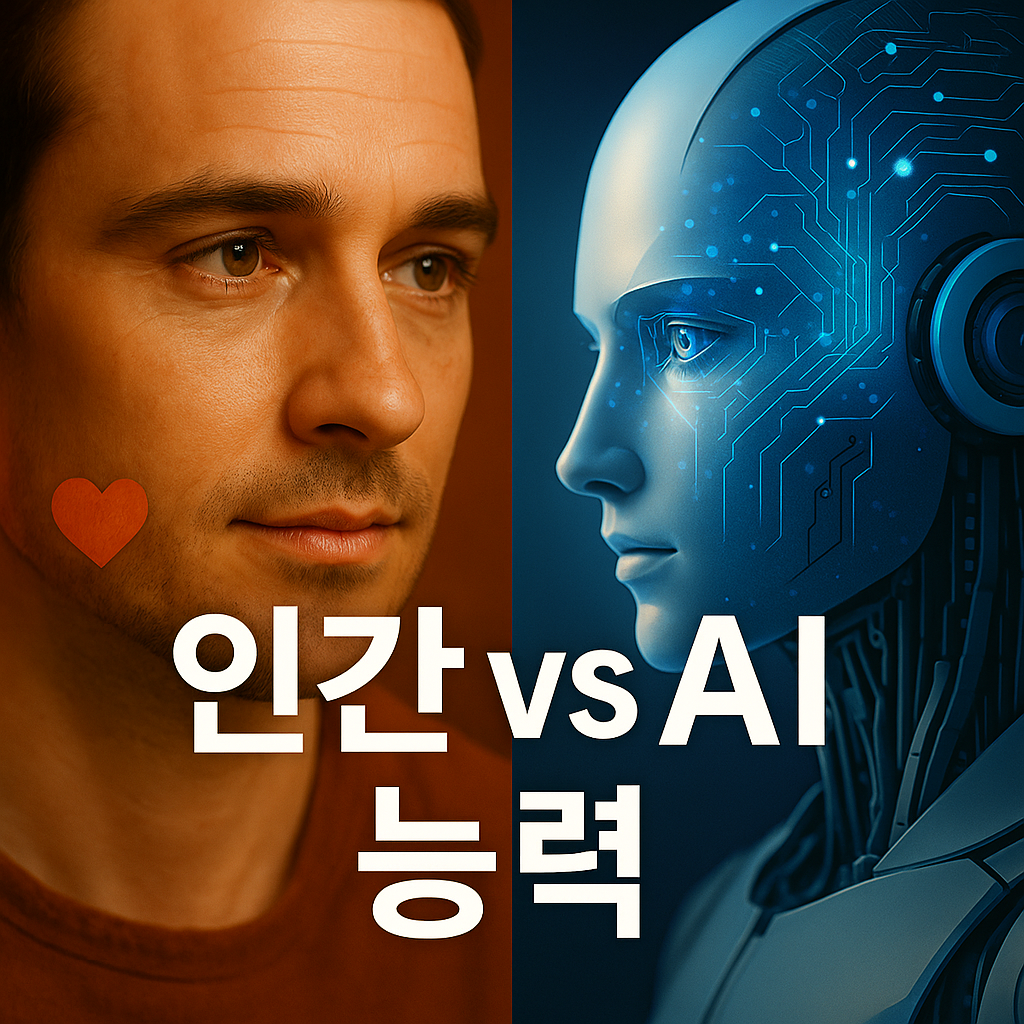 인간 vs 인공지능 능력 차이 (감성,이성,판단)