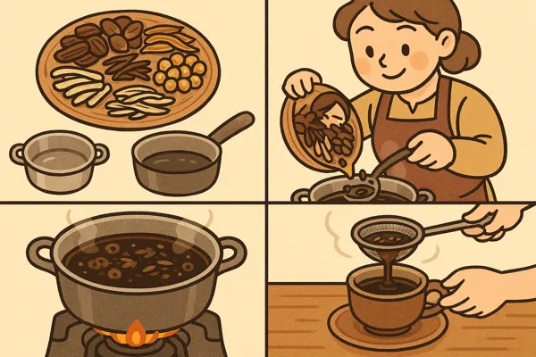 쌍화차 만드는 법과 끓이는 비법3