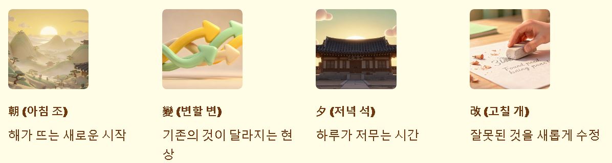 조변석개 뜻