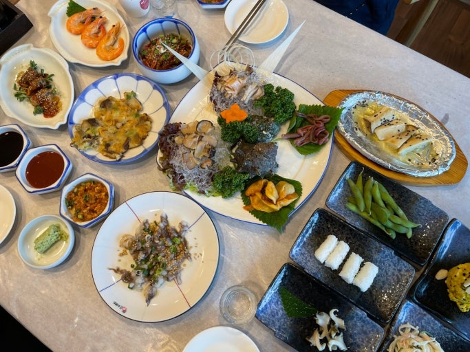 행복한횟집 한상