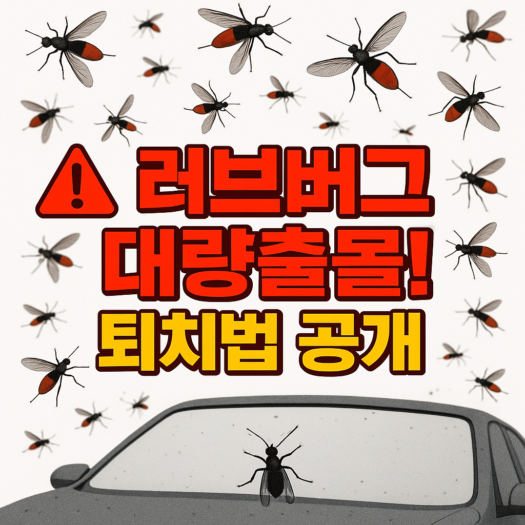러브버그 퇴치방법