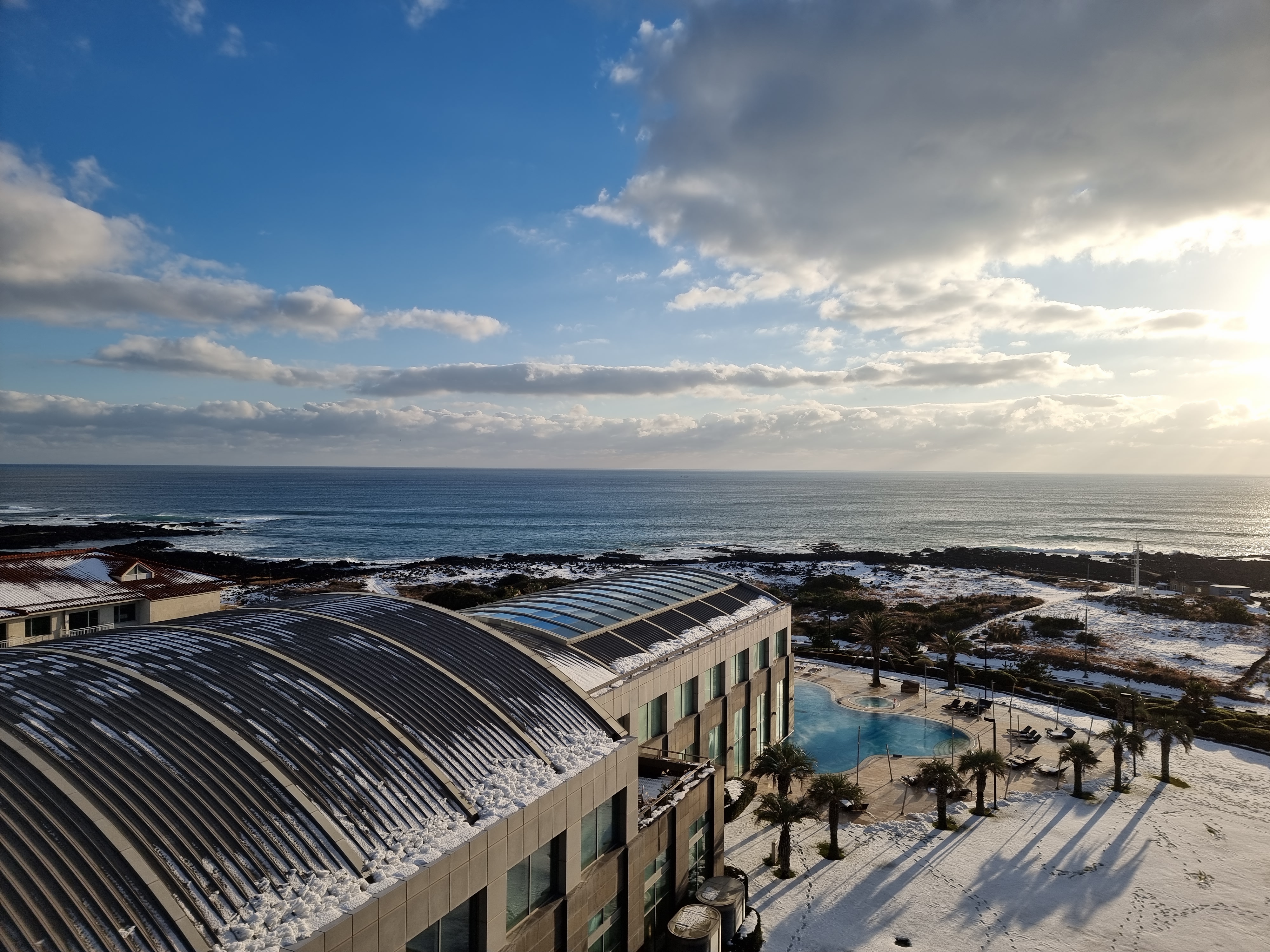 제주 해비치호텔 디럭스 측면오션뷰 바다 방향 전망