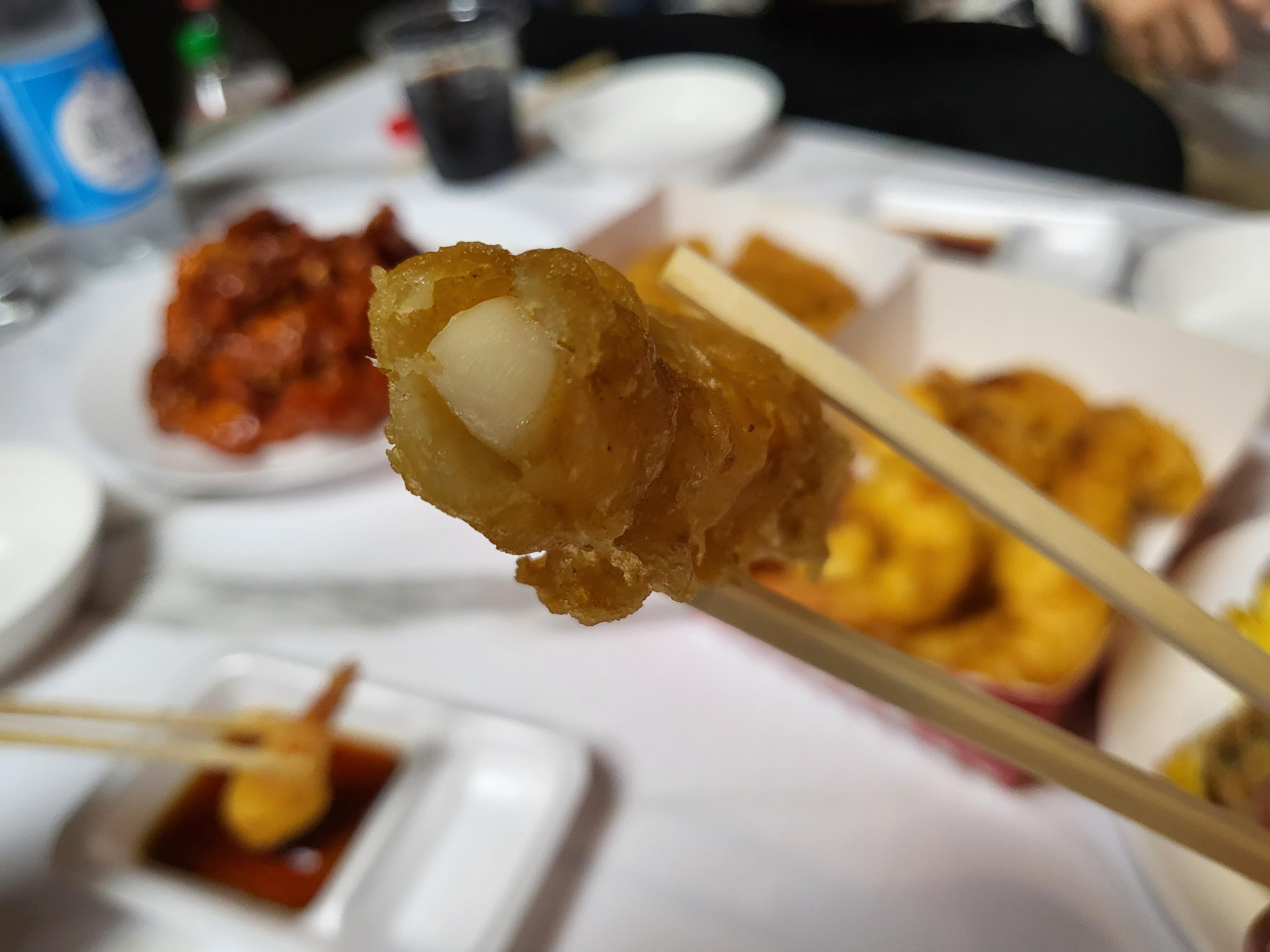 속초새우아저씨 - 튀김단면